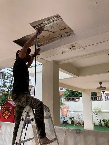 Porch Renovation Rumah Teres Setingkat